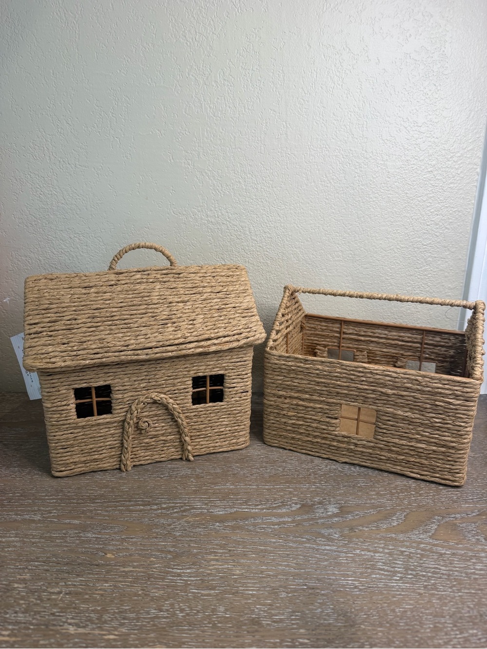 Target Bullseye Playground - Woven House Storage Viral Container Baskets Set